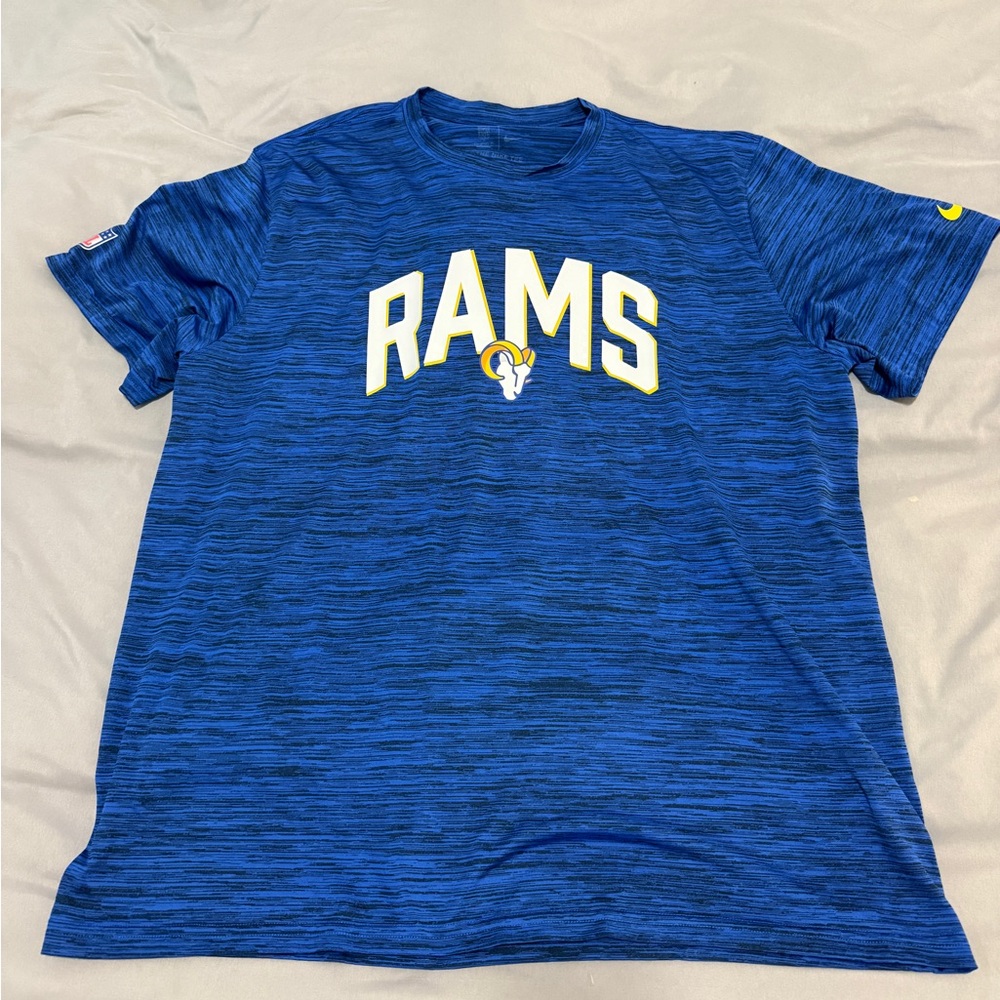 Blue Nike RAMS Men's Shirt